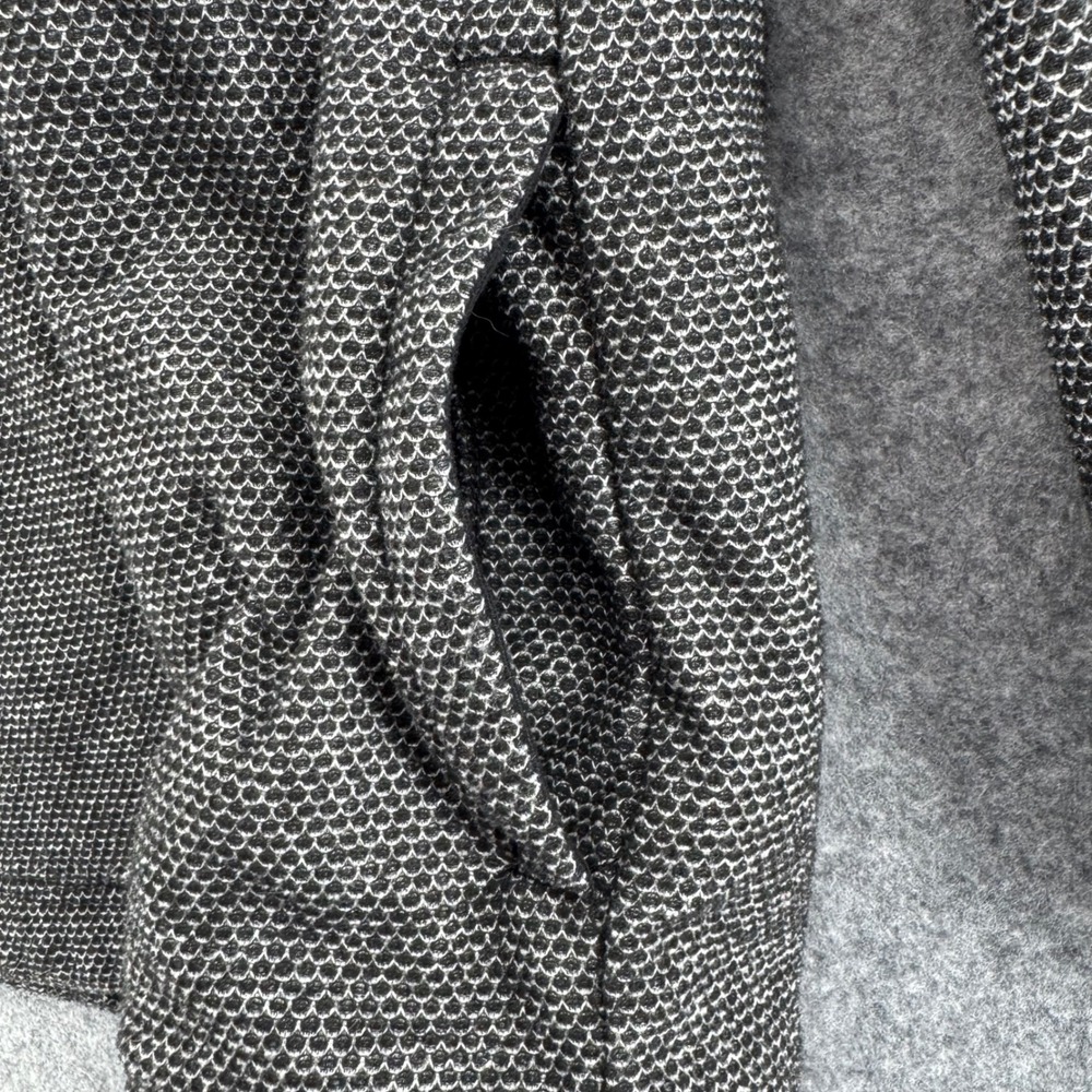 Orvis Pullover Sweater Mens Medium Gray Quarter Zip Sherpa Lined Honeycomb Knit - Picture 9 of 10